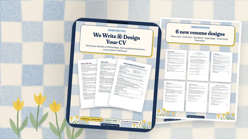 CV & Resume showcase